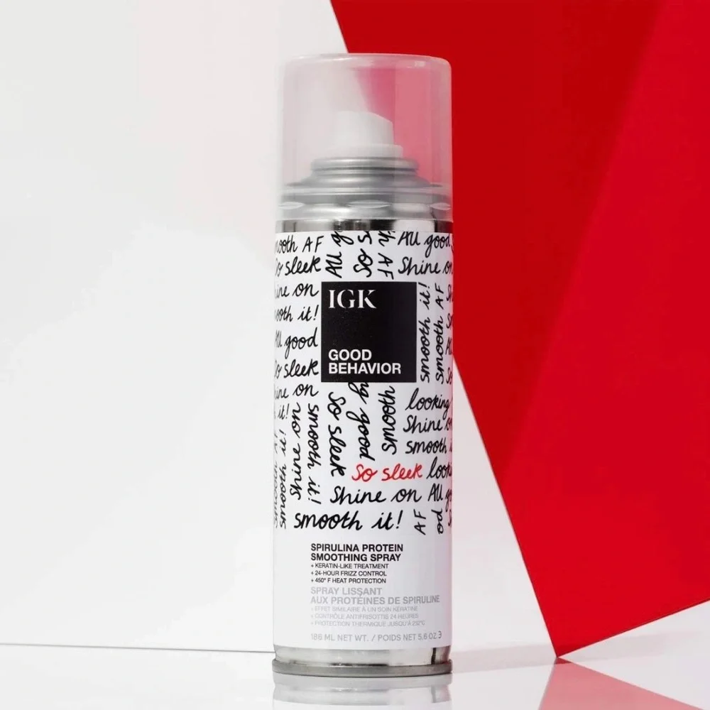🌟NEW🌟IGK-Good Behavior Spirulina Protein Smoothing Spray~ includes💗Spa Hairband💗